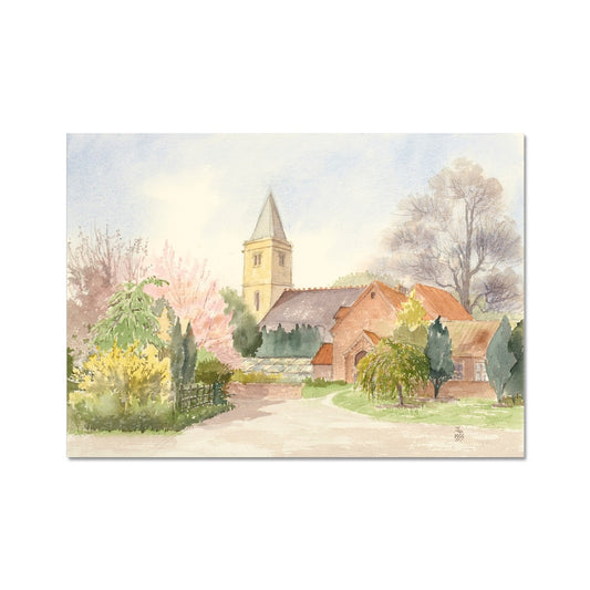 Church of St Clement Worlaby (1999) Fine Art Print