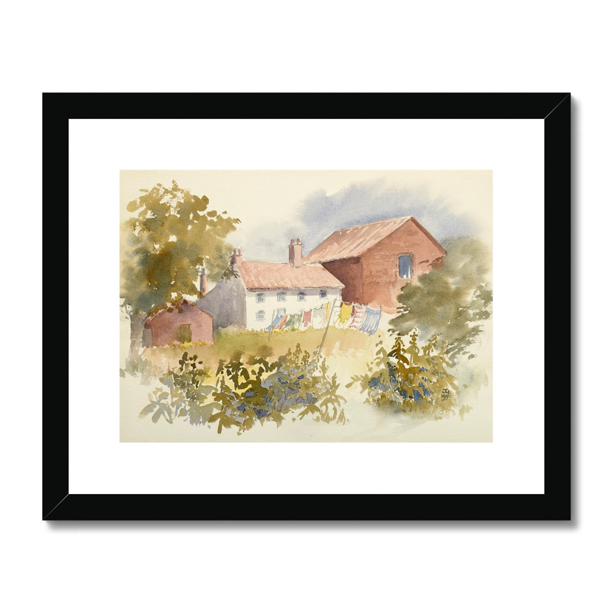 Watermill Farm Framed & Mounted Print