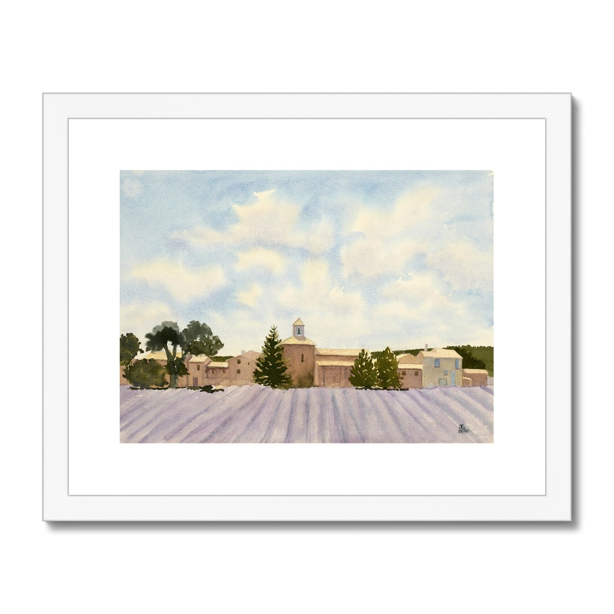 Sunday in Provence (2002) Framed & Mounted Print