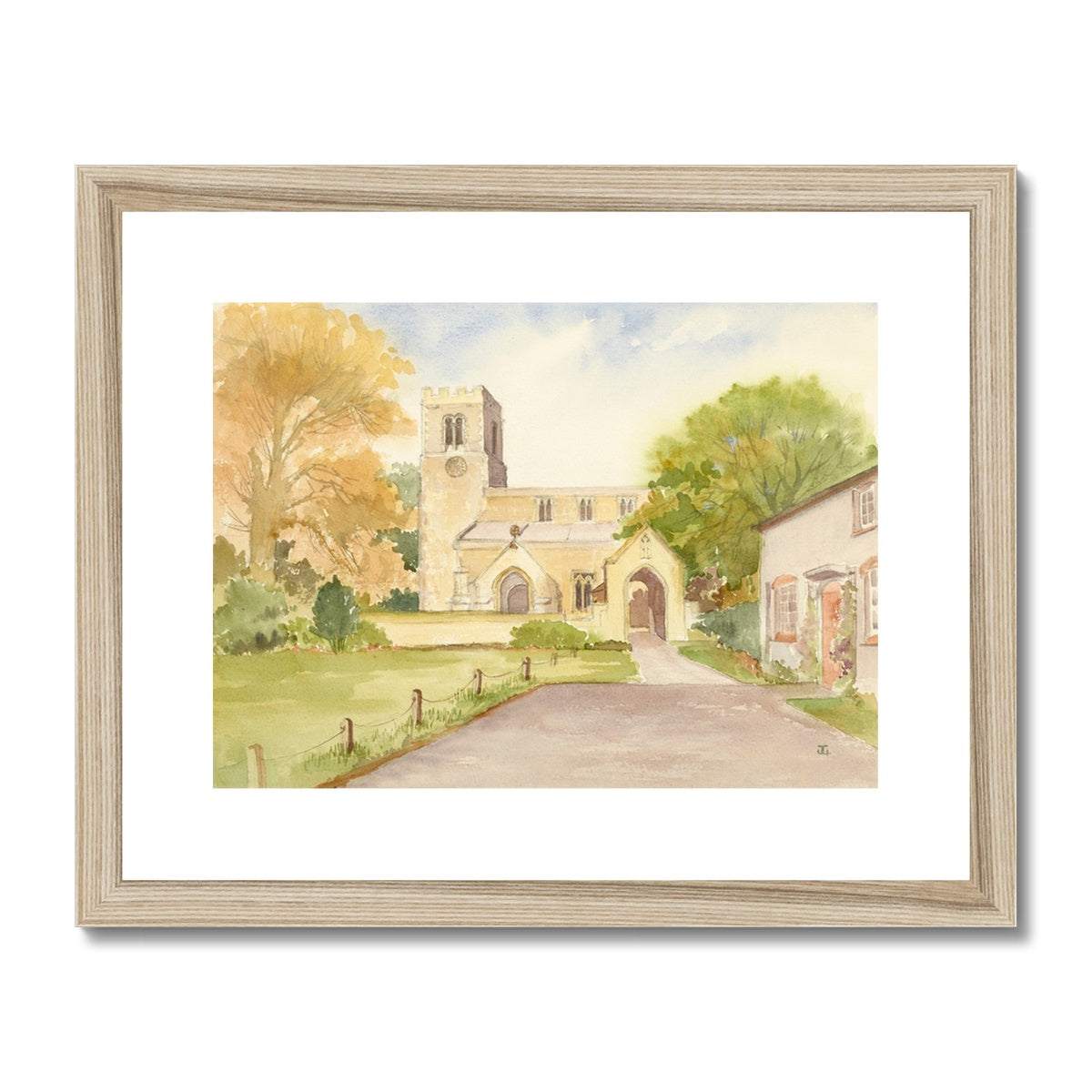 St Laurence's Church Corringham Framed & Mounted Print