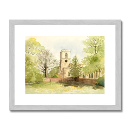 St Andrew's Church Epworth (1995) Antique Framed & Mounted Print