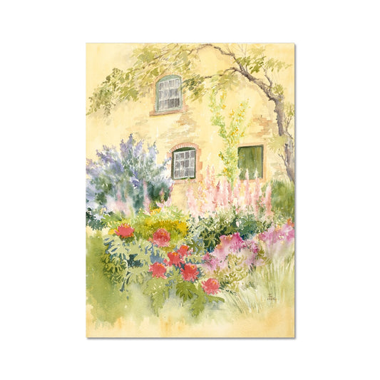 Scawby Hall Gardens On A Summers Day (2005) Fine Art Print