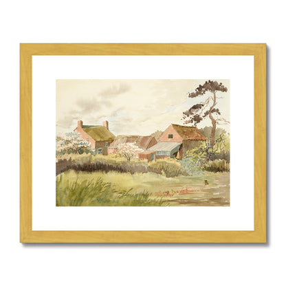 Farm off Scotter Road Antique Framed & Mounted Print