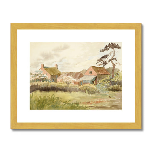 Farm off Scotter Road Antique Framed & Mounted Print