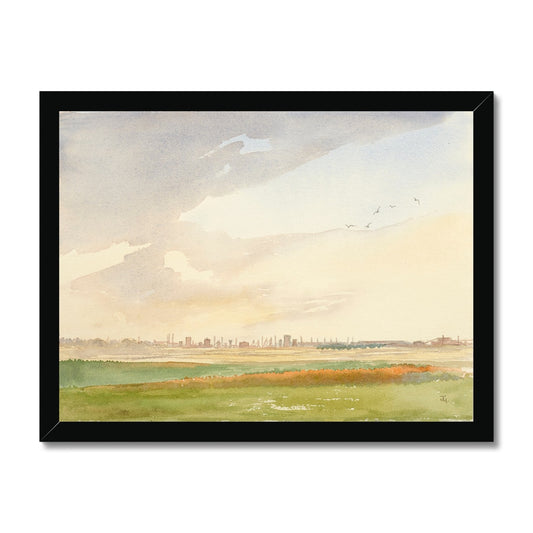 Scunthorpe Steel Works Framed Print