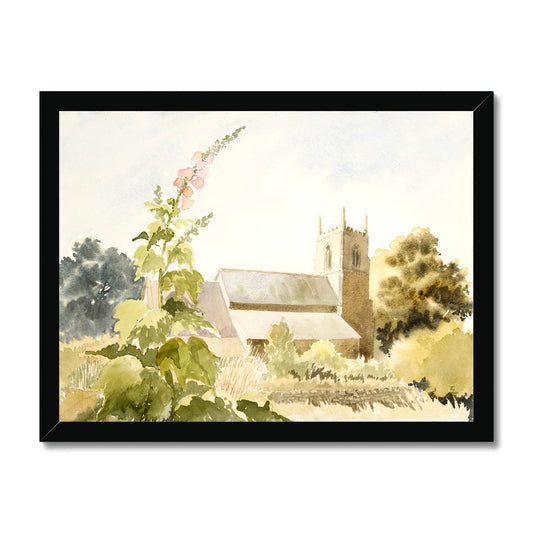 All Saints Church Winteringham (1991) Framed Print