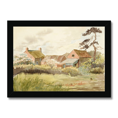 Farm off Scotter Road Framed Print