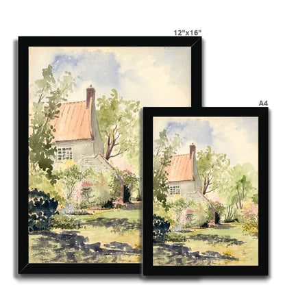 Spring Provence Cottage (1994) Framed Print