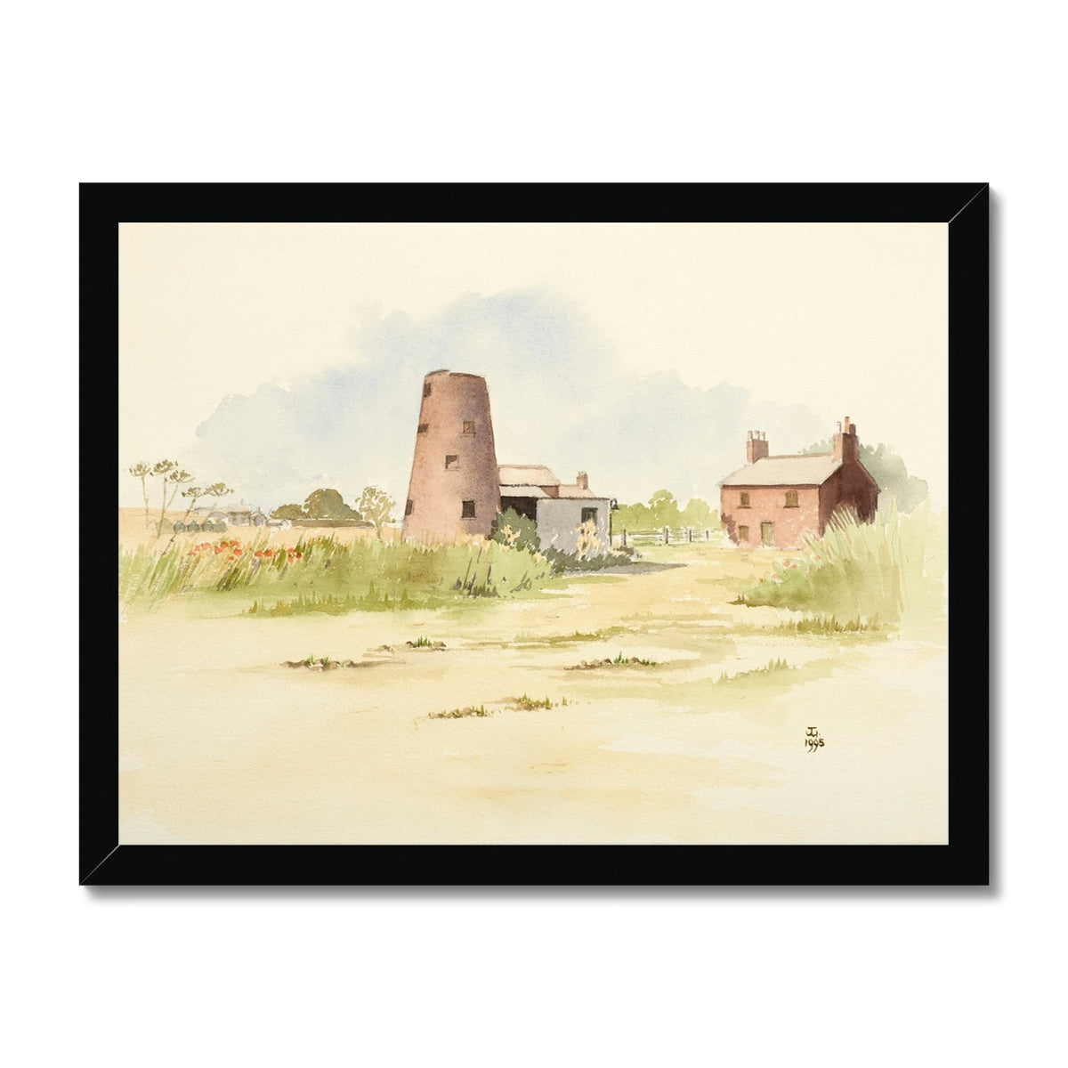 The Old Windmill Barnetby-le-Wold (1995) Framed Print