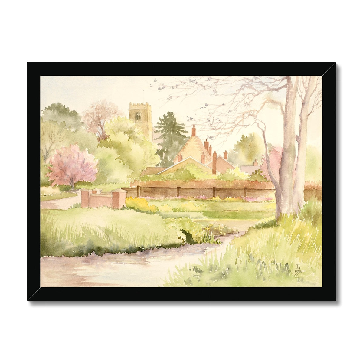 St Mary & St Peter's Church Waddingham (1998) Framed Print