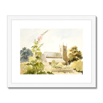 All Saints Church Winteringham (1991) Framed & Mounted Print