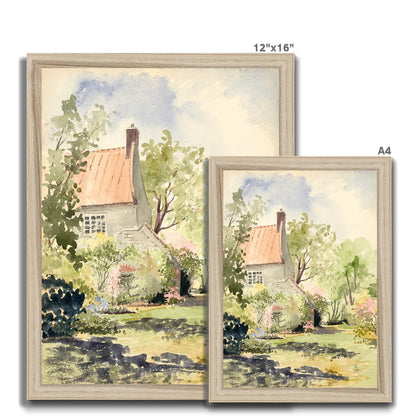 Spring Provence Cottage (1994) Framed Print