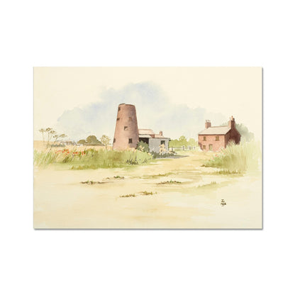 The Old Windmill Barnetby-le-Wold (1995) Fine Art Print