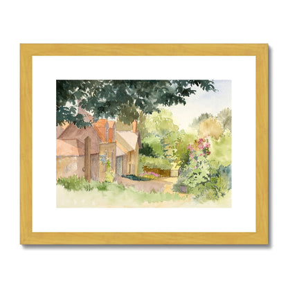 Summer Garden (1998) Antique Framed & Mounted Print