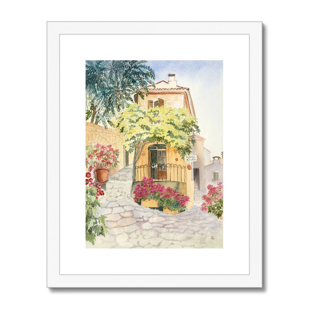 Provence Pottery Framed & Mounted Print