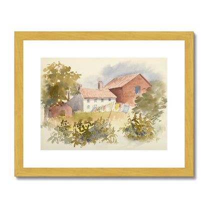 Watermill Farm Antique Framed & Mounted Print