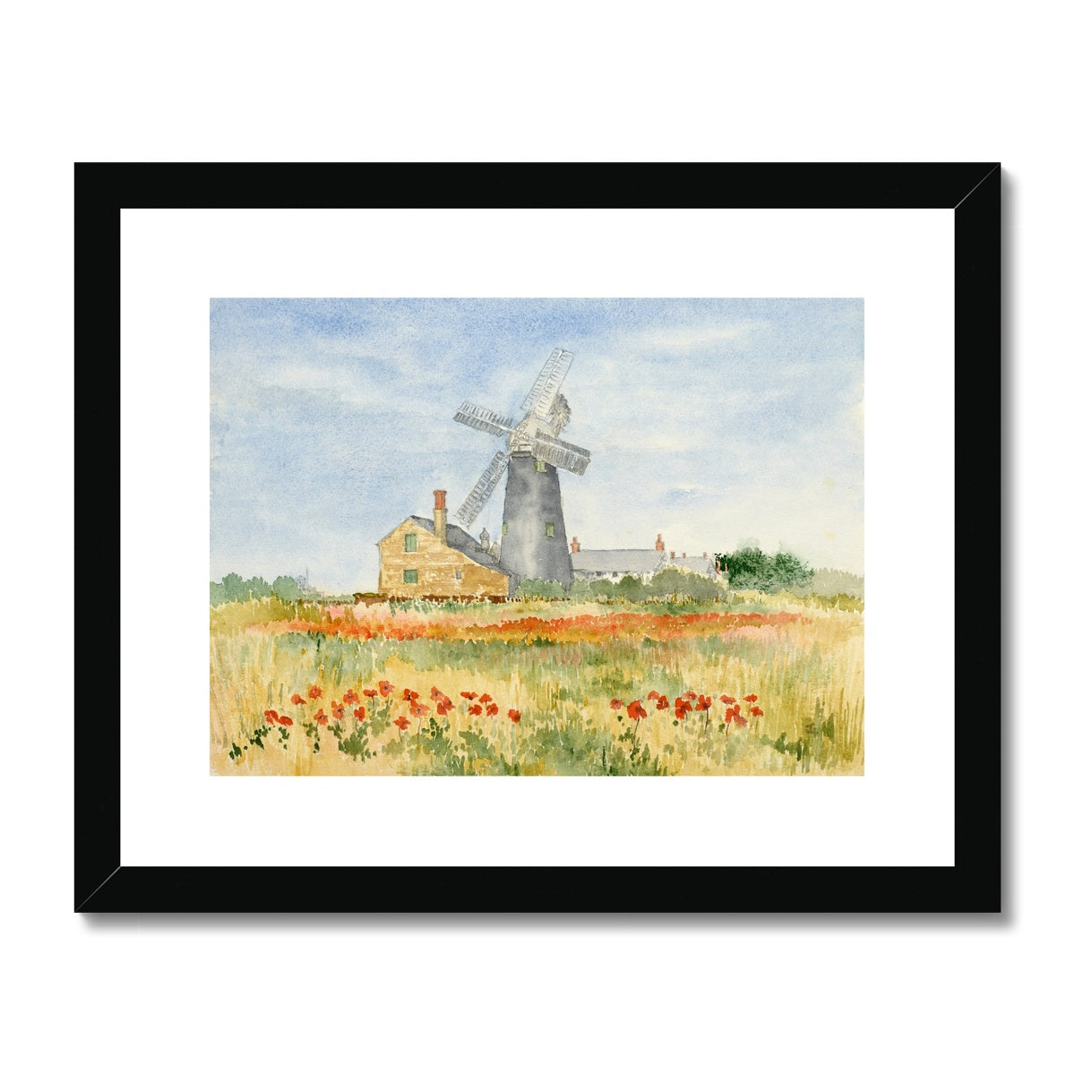 The Old Mill Scunthorpe (Now San Pietro) Framed & Mounted Print