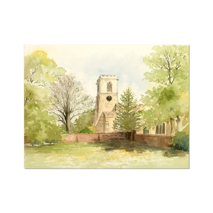 St Andrew's Church Epworth (1995) Rolled Canvas