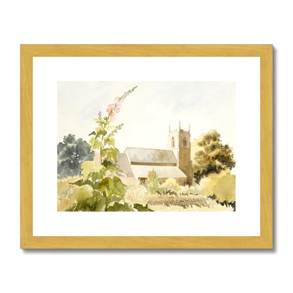 All Saints Church Winteringham (1991) Antique Framed & Mounted Print