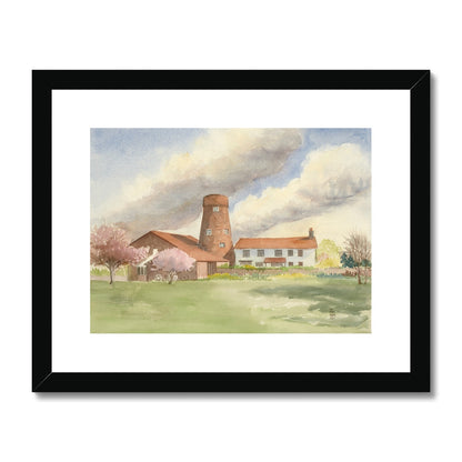 Castlethorpe Mill Brigg Built In 1804 (1999) Framed & Mounted Print