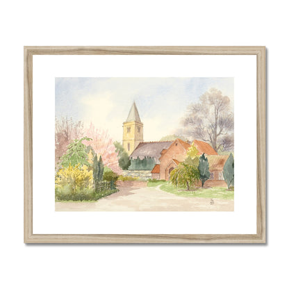 Church of St Clement Worlaby (1999) Framed & Mounted Print