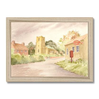 St Mary's Church South Kelsey (1999) Framed Print