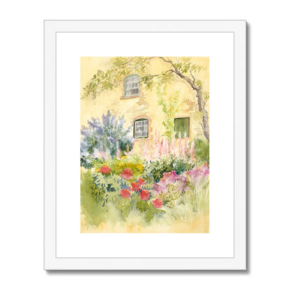 Scawby Hall Gardens On A Summers Day (2005) Framed & Mounted Print