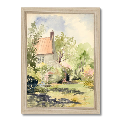 Spring Provence Cottage (1994) Framed Print