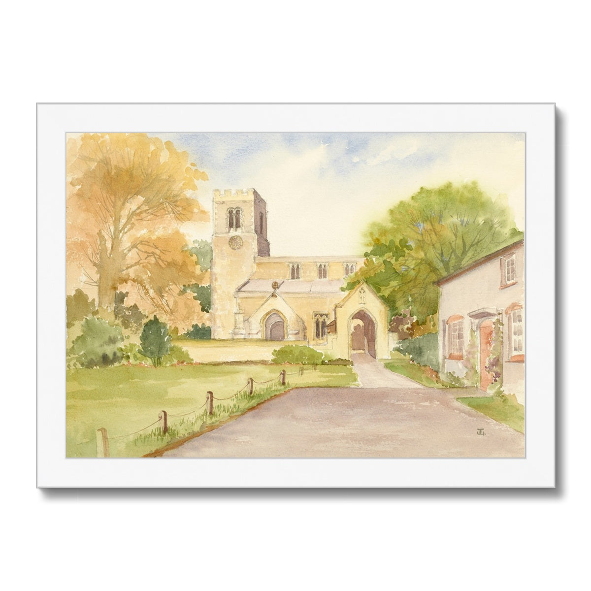 St Laurence's Church Corringham Framed Print