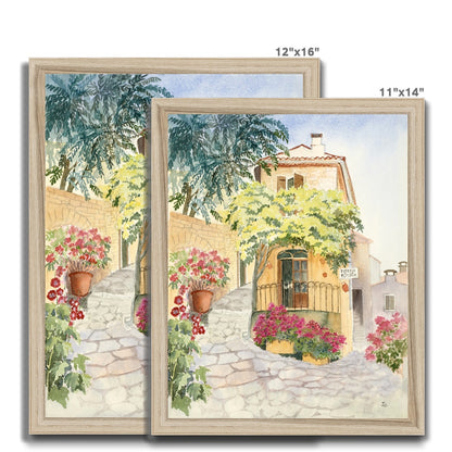 Provence Pottery Framed Print