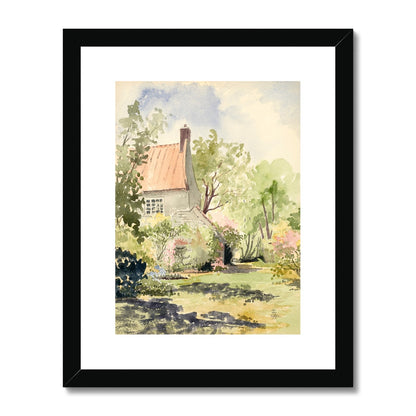 Spring Provence Cottage (1994) Framed & Mounted Print