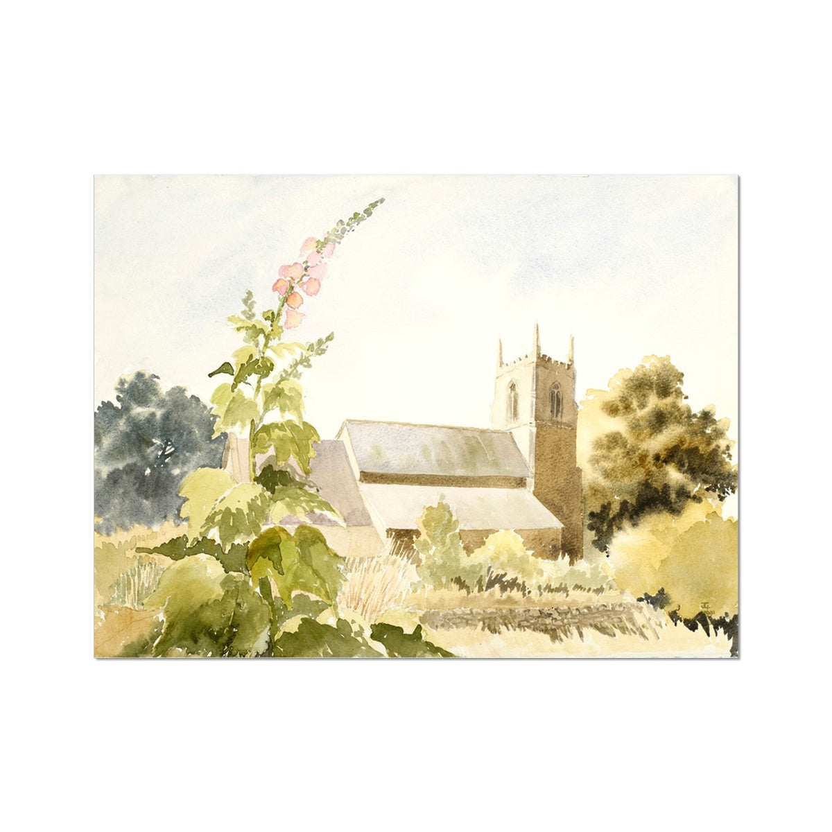 All Saints Church Winteringham (1991) Rolled Canvas