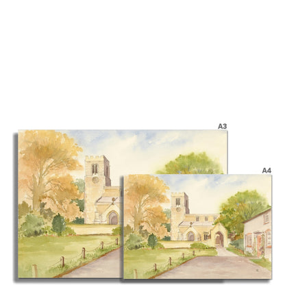 St Laurence's Church Corringham Fine Art Print