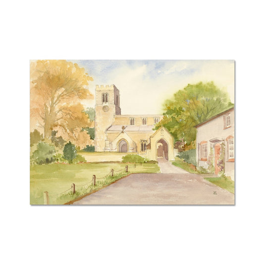 St Laurence's Church Corringham Fine Art Print