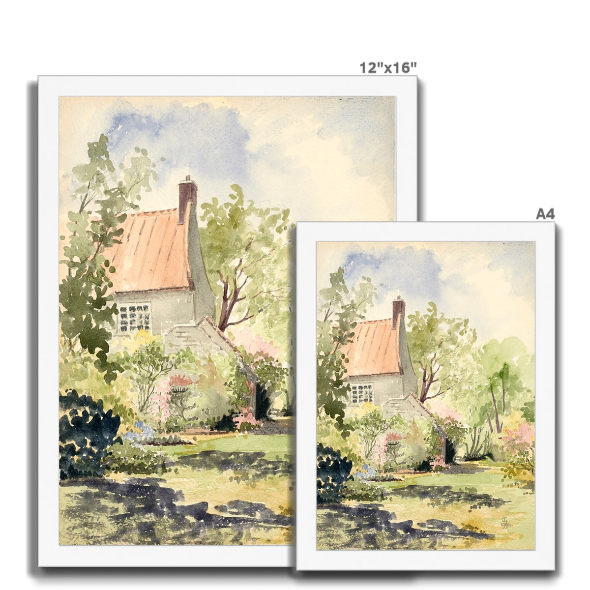 Spring Provence Cottage (1994) Framed Print