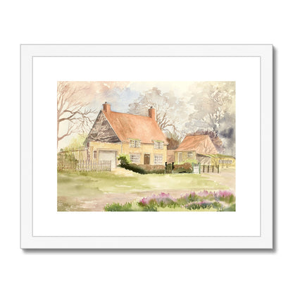 Lincolnshire in Autumn (1998) Framed & Mounted Print