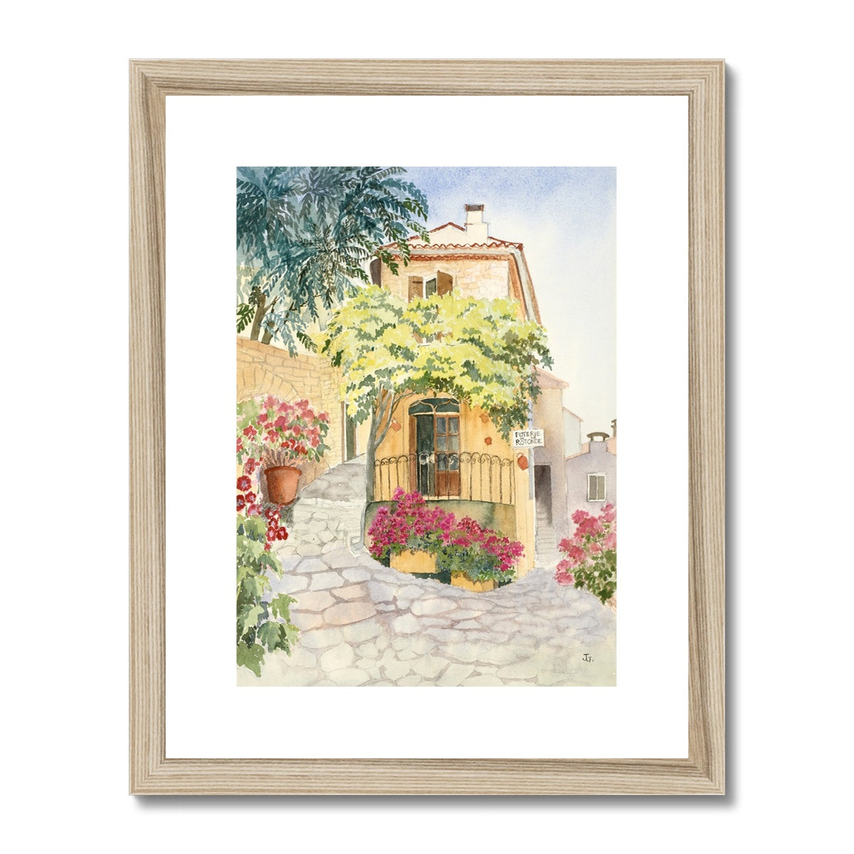 Provence Pottery Framed & Mounted Print