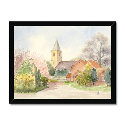 Church of St Clement Worlaby (1999) Framed Print