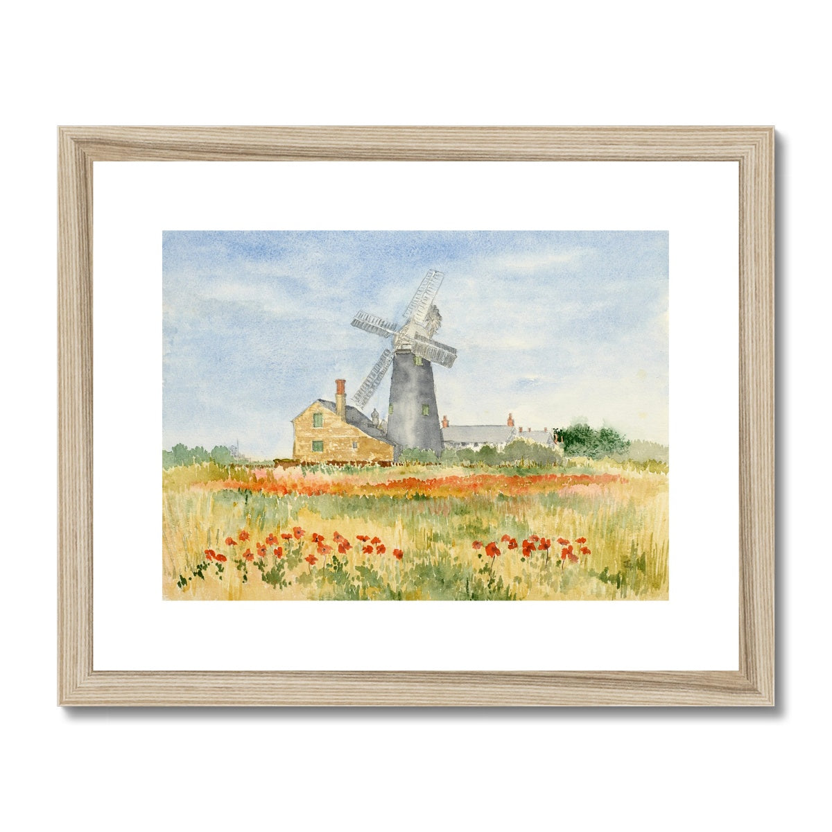 The Old Mill Scunthorpe (Now San Pietro) Framed & Mounted Print