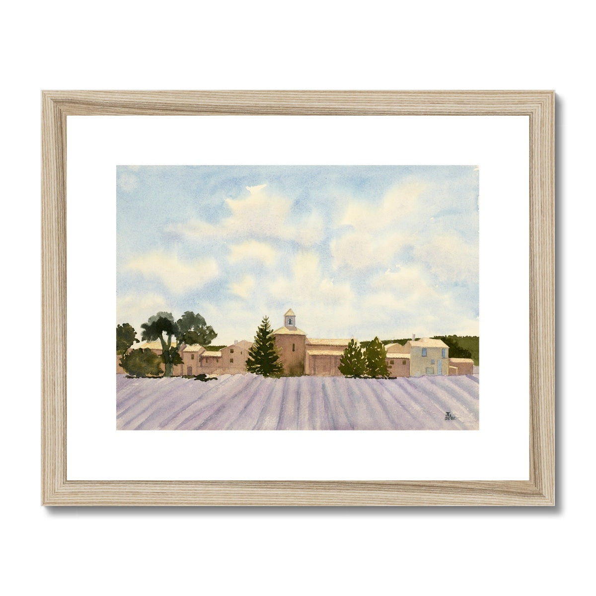 Sunday in Provence (2002) Framed & Mounted Print