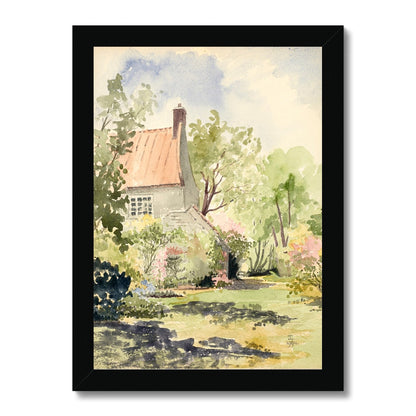 Spring Provence Cottage (1994) Framed Print