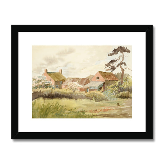 Farm off Scotter Road Framed & Mounted Print