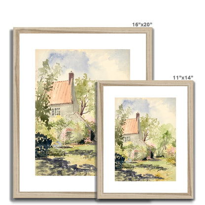 Spring Provence Cottage (1994) Framed & Mounted Print