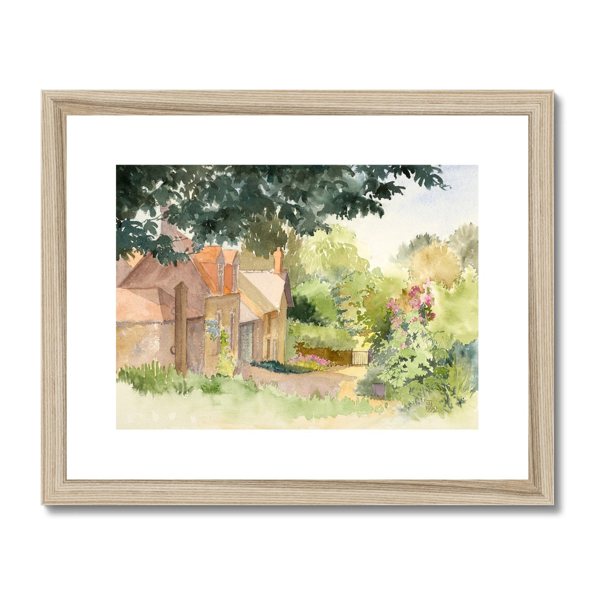 Summer Garden (1998) Framed & Mounted Print