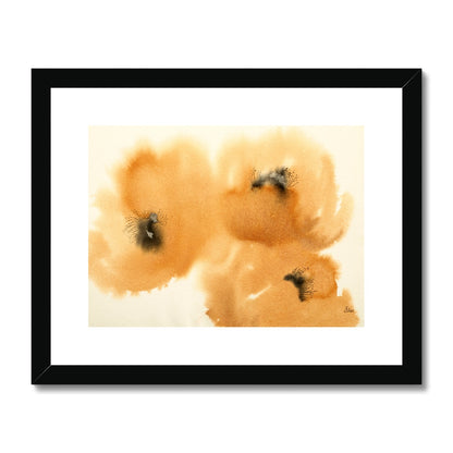 Orange Poppies (2008) Framed & Mounted Print