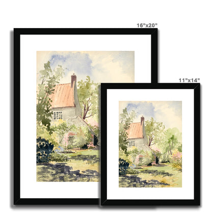 Spring Provence Cottage (1994) Framed & Mounted Print