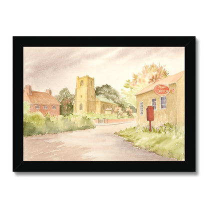 St Mary's Church South Kelsey (1999) Framed Print