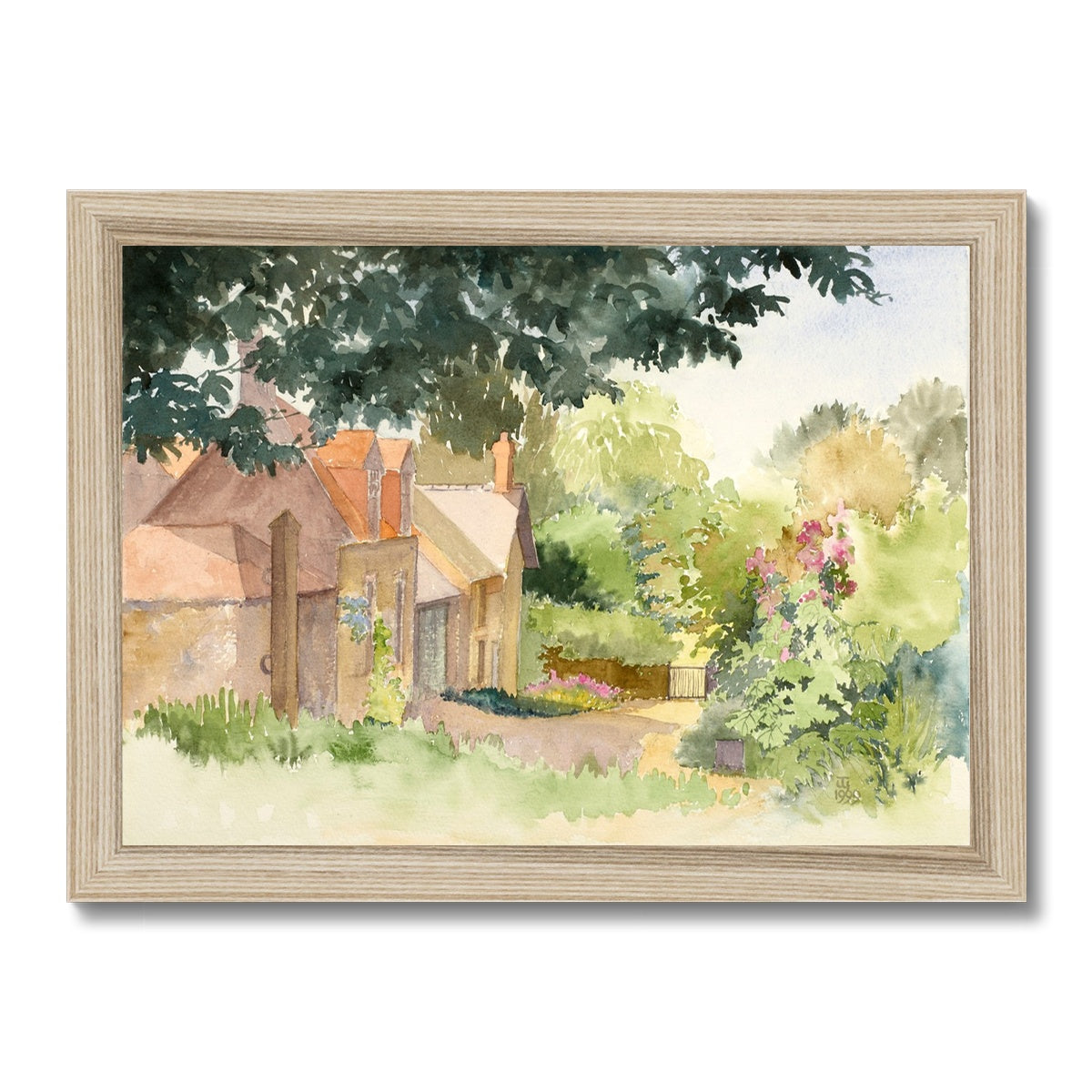 Summer Garden (1998) Framed Print