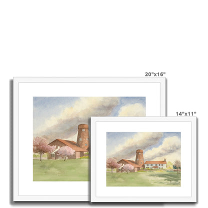 Castlethorpe Mill Brigg Built In 1804 (1999) Framed & Mounted Print