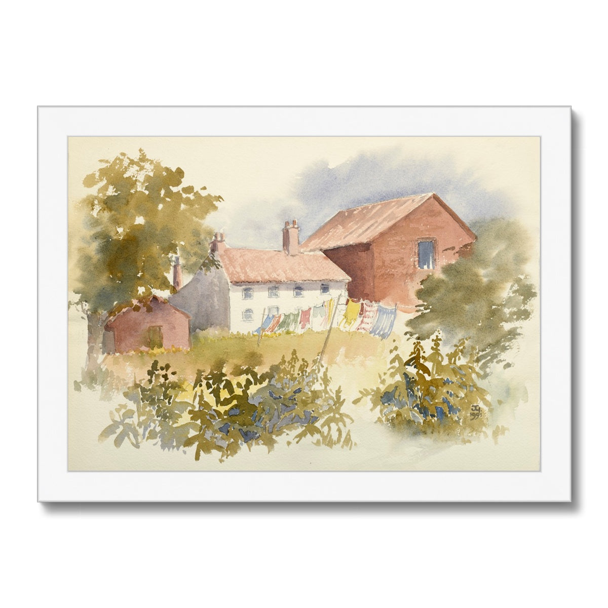 Watermill Farm Framed Print